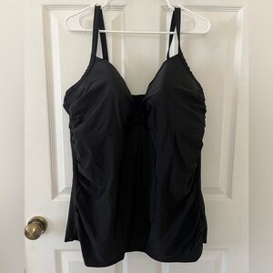 Cacique Black Swim Top